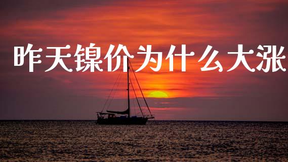 昨天镍价为什么大涨_https://m.fsyjjx.cn_期货保证金计算_第1张