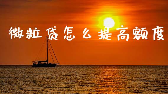 微粒贷怎么提高额度_https://m.fsyjjx.cn_期货保证金计算_第1张