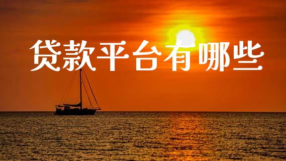 贷款平台有哪些_https://m.fsyjjx.cn_期货保证金_第1张