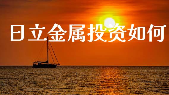 日立金属投资如何_https://m.fsyjjx.cn_期货保证金计算_第1张