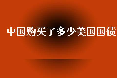 中国购买了多少美国国债_https://m.fsyjjx.cn_期货保证金_第1张