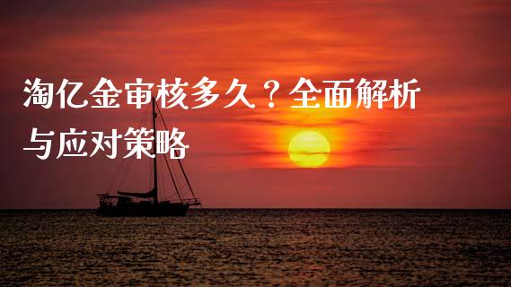 淘亿金审核多久？全面解析与应对策略_https://m.fsyjjx.cn_期货保证金计算_第1张