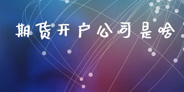 期货开户公司是啥_https://m.fsyjjx.cn_股指期货保证金_第1张