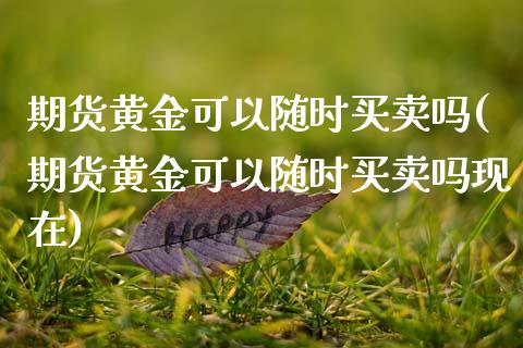 期货黄金可以随时买卖吗(期货黄金可以随时买卖吗现在)_https://m.fsyjjx.cn_期货如何开户_第1张