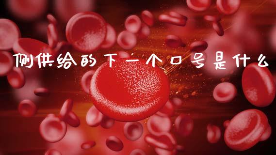 侧供给的下一个口号是什么_https://m.fsyjjx.cn_期货保证金计算_第1张