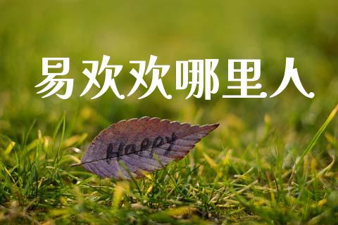 易欢欢哪里人_https://m.fsyjjx.cn_期货保证金计算_第1张