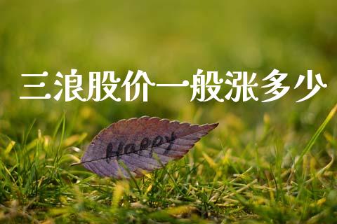 三浪股价一般涨多少_https://m.fsyjjx.cn_期货如何开户_第1张