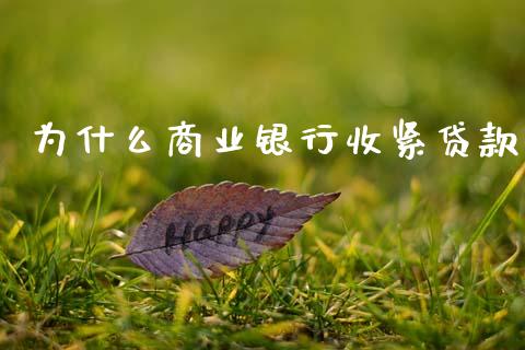 为什么商业银行收紧贷款_https://m.fsyjjx.cn_股指期货保证金_第1张