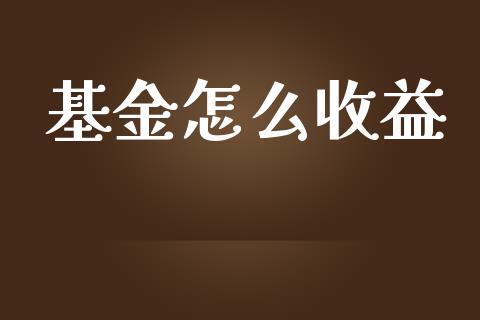 基金怎么收益_https://m.fsyjjx.cn_期货保证金计算_第1张