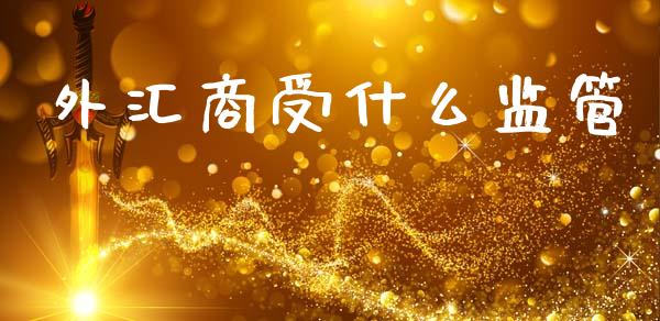 外汇商受什么监管_https://m.fsyjjx.cn_期货如何开户_第1张