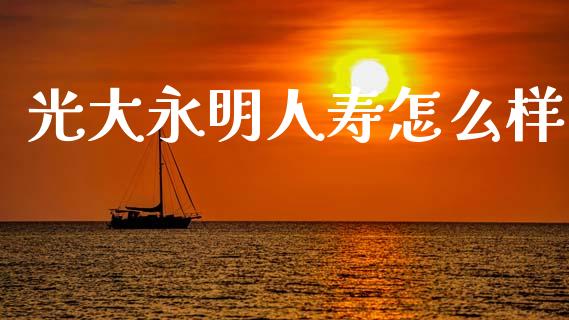 光大永明人寿怎么样_https://m.fsyjjx.cn_股指期货保证金_第1张