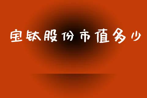 宝钛股份市值多少_https://m.fsyjjx.cn_股指期货保证金_第1张