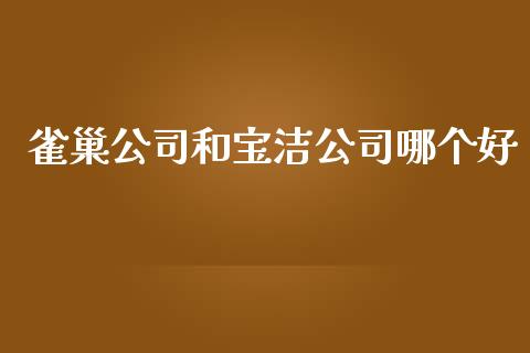 雀巢公司和宝洁公司哪个好_https://m.fsyjjx.cn_期货如何开户_第1张