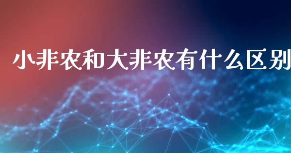 小非农和大非农有什么区别_https://m.fsyjjx.cn_期货如何开户_第1张