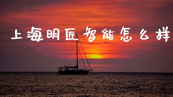 上海明匠智能怎么样_https://m.fsyjjx.cn_期货保证金计算_第1张
