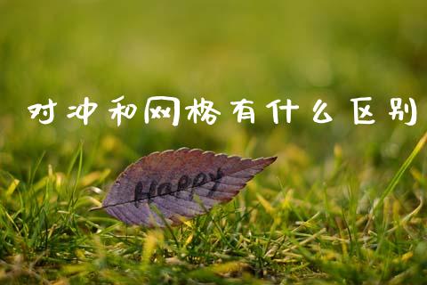 对冲和网格有什么区别_https://m.fsyjjx.cn_期货保证金_第1张