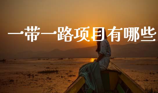 一带一路项目有哪些_https://m.fsyjjx.cn_期货如何开户_第1张
