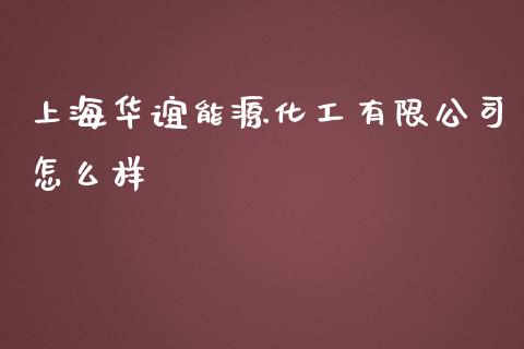上海华谊能源化工有限公司怎么样_https://m.fsyjjx.cn_期货保证金_第1张