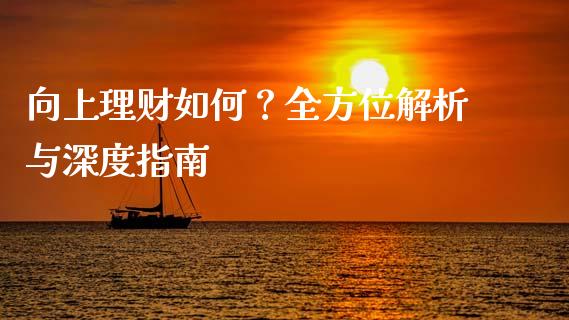 向上理财如何?全方位解析与深度指南_股指期货保证金_第1张_期货如何开户_期货保证金_期货保证金计算_股指期货保证金 向上理财如何?全方位解析与深度指南_https://m.fsyjjx.cn_股指期货保证金_第1张