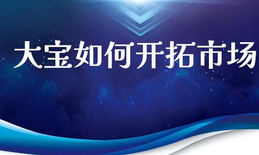 大宝如何开拓市场_https://m.fsyjjx.cn_股指期货保证金_第1张