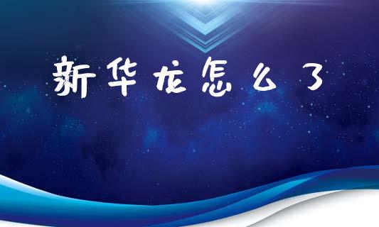新华龙怎么了_https://m.fsyjjx.cn_股指期货保证金_第1张