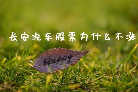 长安汽车股票为什么不涨_https://m.fsyjjx.cn_未分类_第1张