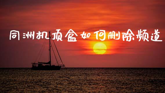 同洲机顶盒如何删除频道_https://m.fsyjjx.cn_期货如何开户_第1张