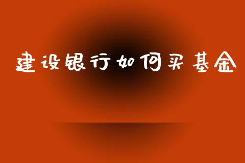 建设银行如何买基金_https://m.fsyjjx.cn_股指期货保证金_第1张