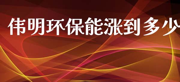 伟明环保能涨到多少_https://m.fsyjjx.cn_期货如何开户_第1张