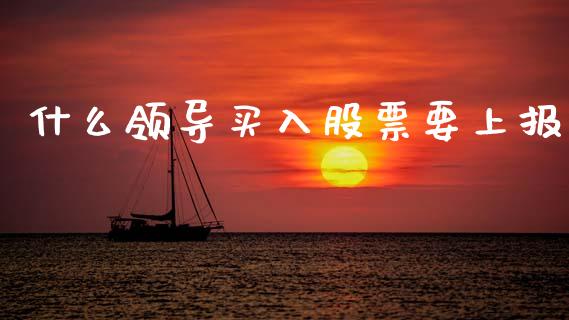 什么领导买入股票要上报_股指期货保证金_第1张_期货如何开户_期货保证金_期货保证金计算_股指期货保证金 什么领导买入股票要上报_https://m.fsyjjx.cn_股指期货保证金_第1张