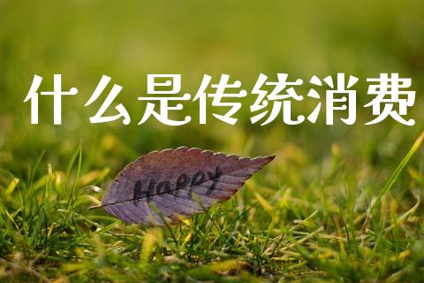 什么是传统消费_https://m.fsyjjx.cn_股指期货保证金_第1张