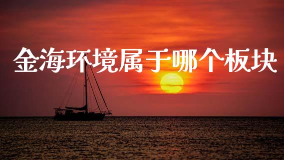 金海环境属于哪个板块_https://m.fsyjjx.cn_期货保证金计算_第1张