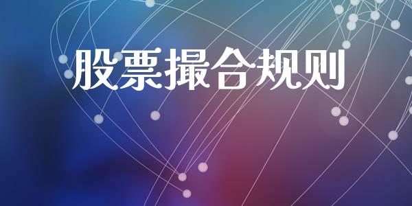 股票撮合规则_https://m.fsyjjx.cn_股指期货保证金_第1张