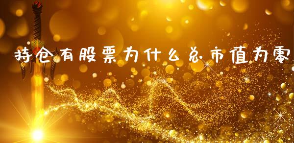 持仓有股票为什么总市值为零_https://m.fsyjjx.cn_期货保证金计算_第1张