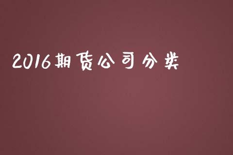 2016期货公司分类_https://m.fsyjjx.cn_期货如何开户_第1张