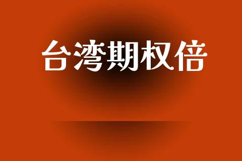 台湾期权倍_https://m.fsyjjx.cn_期货保证金计算_第1张