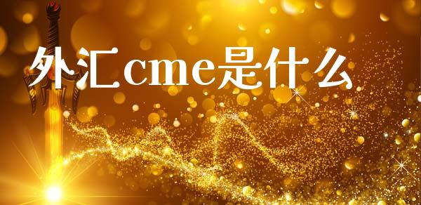 外汇cme是什么_https://m.fsyjjx.cn_期货保证金_第1张