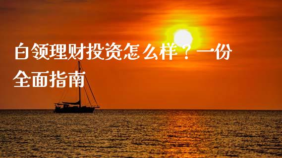 白领理财投资怎么样？一份全面指南_https://m.fsyjjx.cn_股指期货保证金_第1张