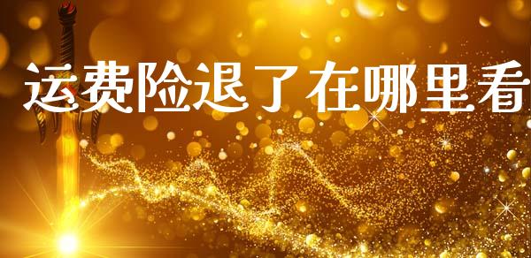 运费险退了在哪里看_https://m.fsyjjx.cn_股指期货保证金_第1张