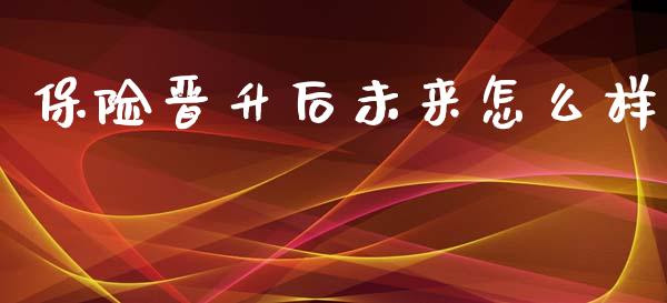 保险晋升后未来怎么样_https://m.fsyjjx.cn_期货保证金计算_第1张