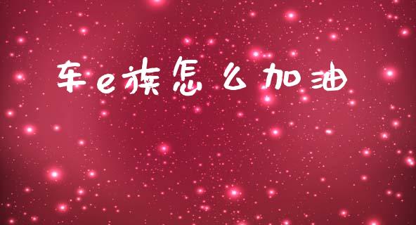 车e族怎么加油_https://m.fsyjjx.cn_股指期货保证金_第1张