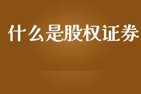 什么是股权证券_https://m.fsyjjx.cn_期货保证金_第1张