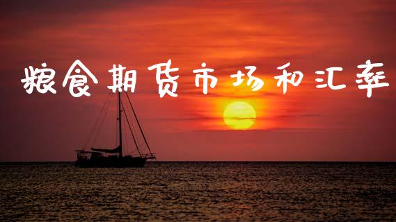 粮食期货市场和汇率_https://m.fsyjjx.cn_股指期货保证金_第1张