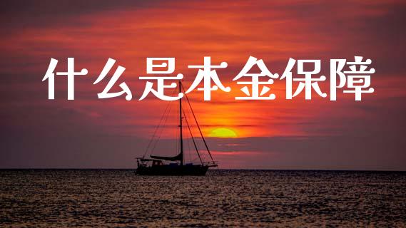 什么是本金保障_https://m.fsyjjx.cn_期货如何开户_第1张