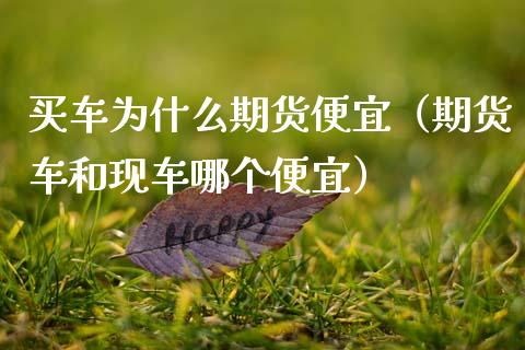 买车为什么期货便宜（期货车和现车哪个便宜）_https://m.fsyjjx.cn_期货如何开户_第1张