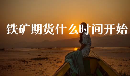 铁矿期货什么时间开始_https://m.fsyjjx.cn_期货保证金_第1张