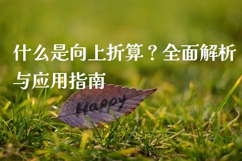什么是向上折算？全面解析与应用指南_https://m.fsyjjx.cn_期货保证金_第1张
