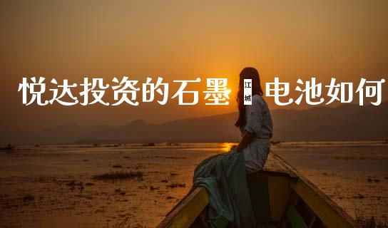 悦达投资的石墨烯电池如何_https://m.fsyjjx.cn_期货保证金计算_第1张