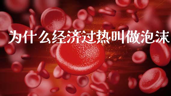 为什么经济过热叫做泡沫_https://m.fsyjjx.cn_期货保证金_第1张