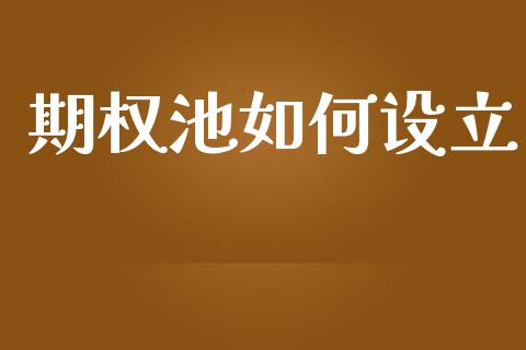 期权池如何设立_https://m.fsyjjx.cn_期货如何开户_第1张